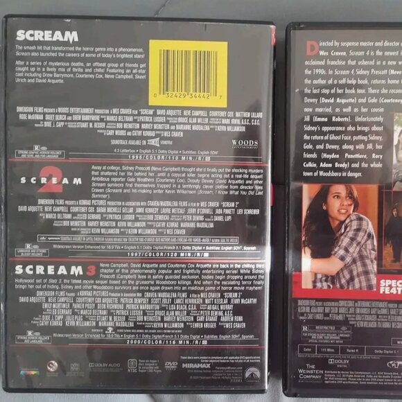 Scream Trilogy DVD Set - Black and Red - Picture 3 of 4